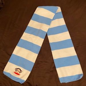 Paul Frank Blue and White Striped Julius Scarf